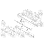 Diagram for Kia Cadenza Axle Shaft - 495013R950