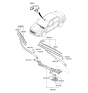 Diagram for Kia Niro Wiper Blade - 983511R000
