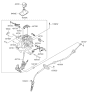 Diagram for Kia Sorento Shift Cable - 46790C6130