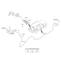 Diagram for Kia Niro EV Wiper Blade - 98850C5100
