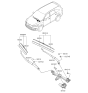 Diagram for Kia Wiper Pivot - 98120C5000