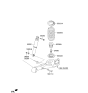 Diagram for Kia Forte Koup Shock Absorber - 553001M520