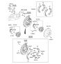 Diagram for Kia Forte Wheel Bearing - 527301M000