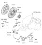 Diagram for Kia Pressure Plate - 4130032100