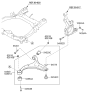Diagram for Kia Sorento Ball Joint - 545302B000