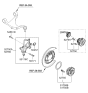 Diagram for Kia Sorento Wheel Bearing - 527502B100
