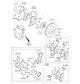 Diagram for Kia Soul Brake Pad Set - 581012KA51