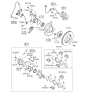 Diagram for Kia Brake Caliper Repair Kit - 5811333000