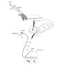 Diagram for Kia Niro Wiper Blade - 98850G5000