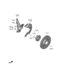 Diagram for Kia Niro EV Wheel Bearing - 51750K4000