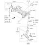 Diagram for Kia Axle Pivot Bushing - 545842W000