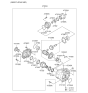 Diagram for Kia Sorento Transfer Case - 473003B600