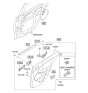 Diagram for Kia Optima Hybrid Door Handle - 836202T010