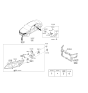 Diagram for Kia Optima Headlight - 921012T141