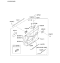 Diagram for Kia Optima Power Window Switch - 935752T000
