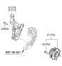 Diagram for Kia Sportage Wheel Bearing - 51730L1000