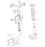 Diagram for Kia Shock And Strut Mount - 553303F000
