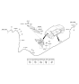 Diagram for Kia Rio Wiper Blade - 98850H9000