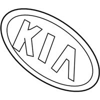 Kia Sportage Emblem - Guaranteed Genuine Kia Parts