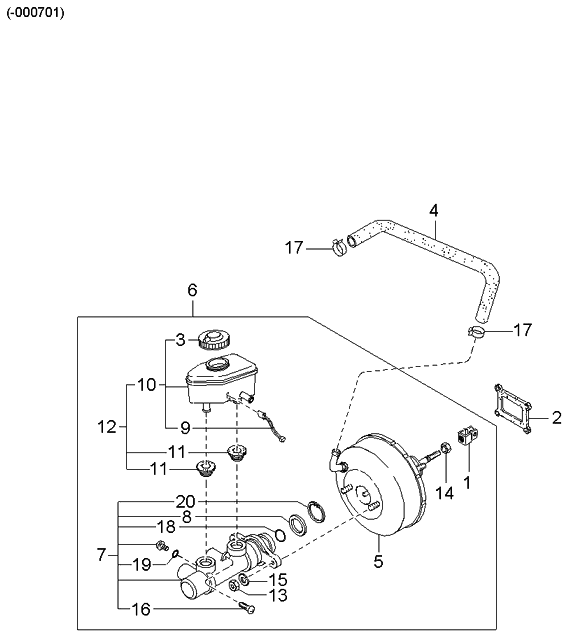 0K2A149400 - Genuine Kia TMC KIT