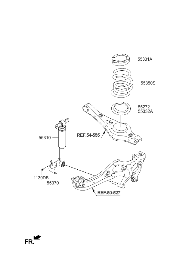 valve - s/absorber type conventional Spring & 2015 Parts Kia Sedona Rear  Strut  Now Kia