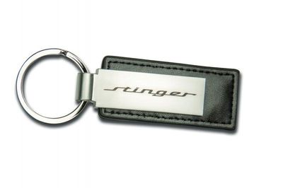 Kia Key Chain - Black Leather Stinger CK017AY746