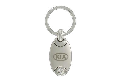 Kia Key Chain - Oval Kia w/Round Crystal UM090AY706