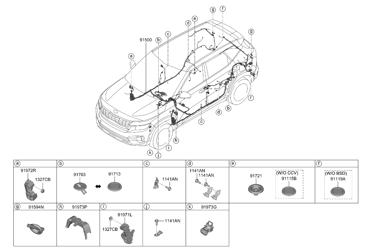 91969Q5010 Genuine Kia Multi Connector Box