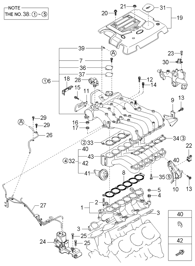 2005 Kia Sorento Engine Diagram