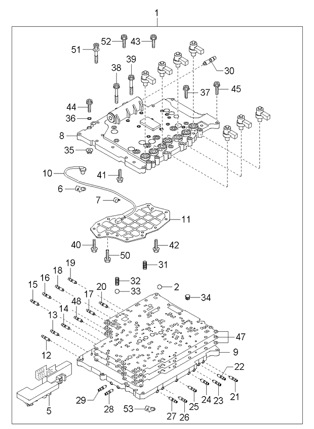 462004C000 Genuine Kia Valve Assembly-Control