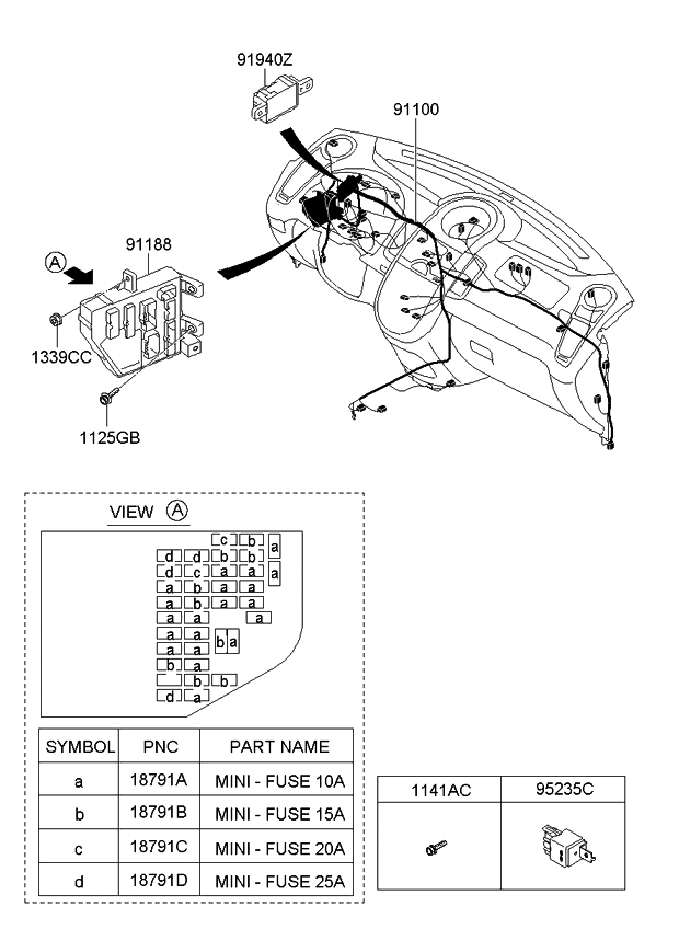 2012 Kia Soul Main Wiring Kia Parts Now