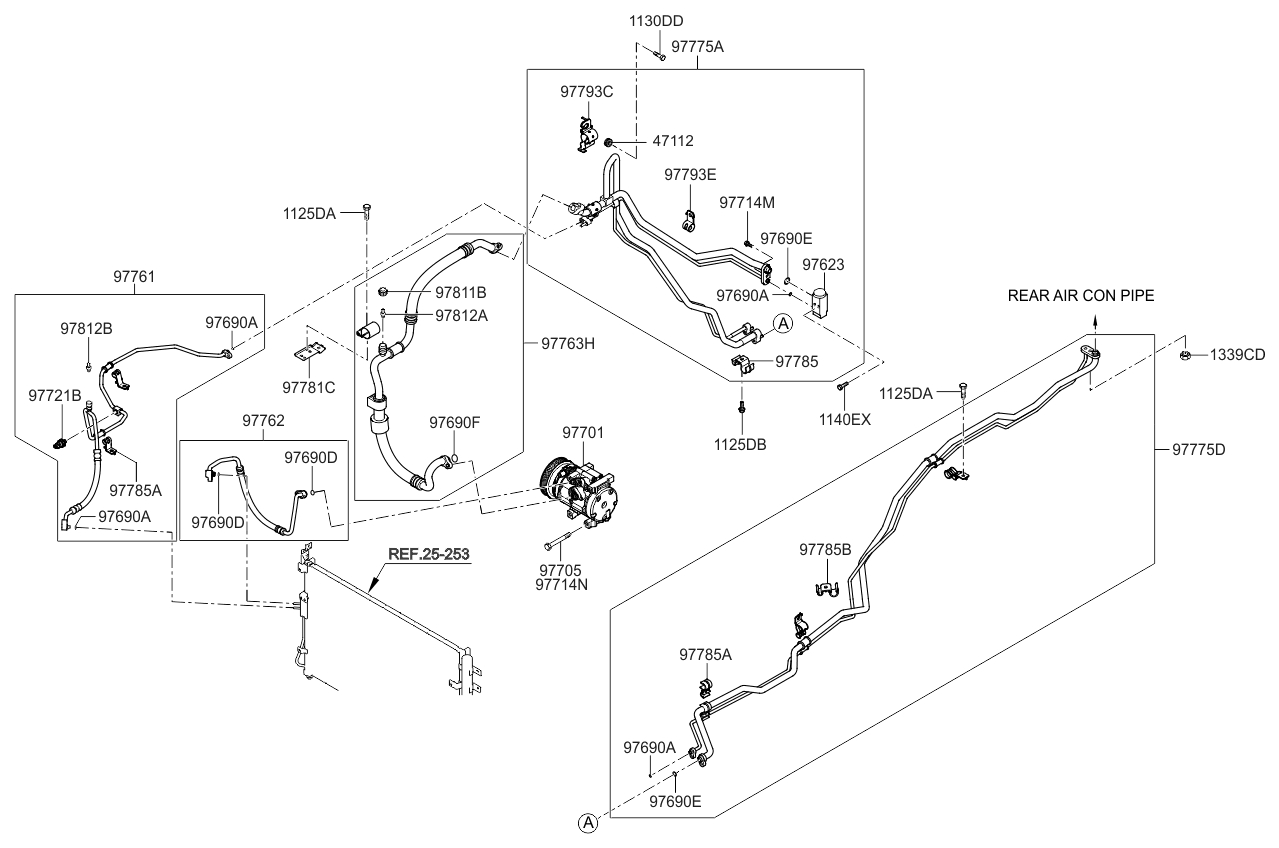 977754D920 - Genuine Kia TUBE ASSEMBLY-SUCTION