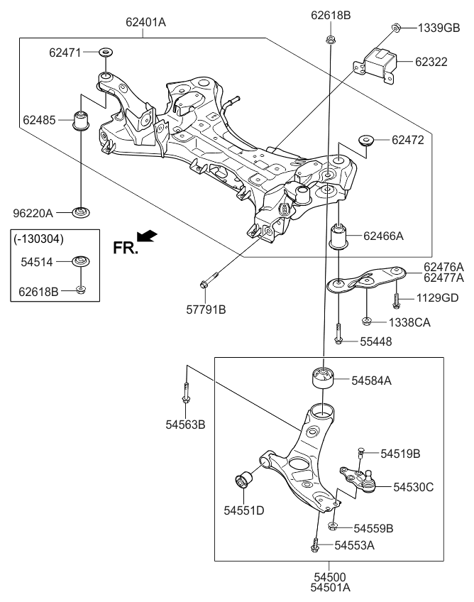 2013 Kia Sorento Main Frame - Kia Parts Now