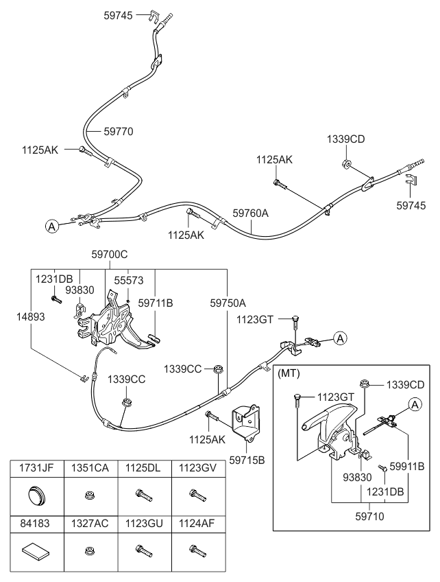 597112S100 Genuine Kia Pad-Pedal