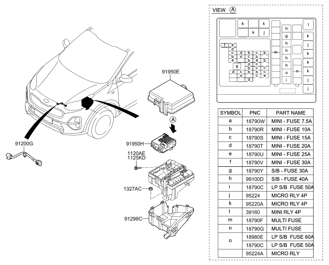 952304N000 Genuine Kia Relay Assembly-Micro