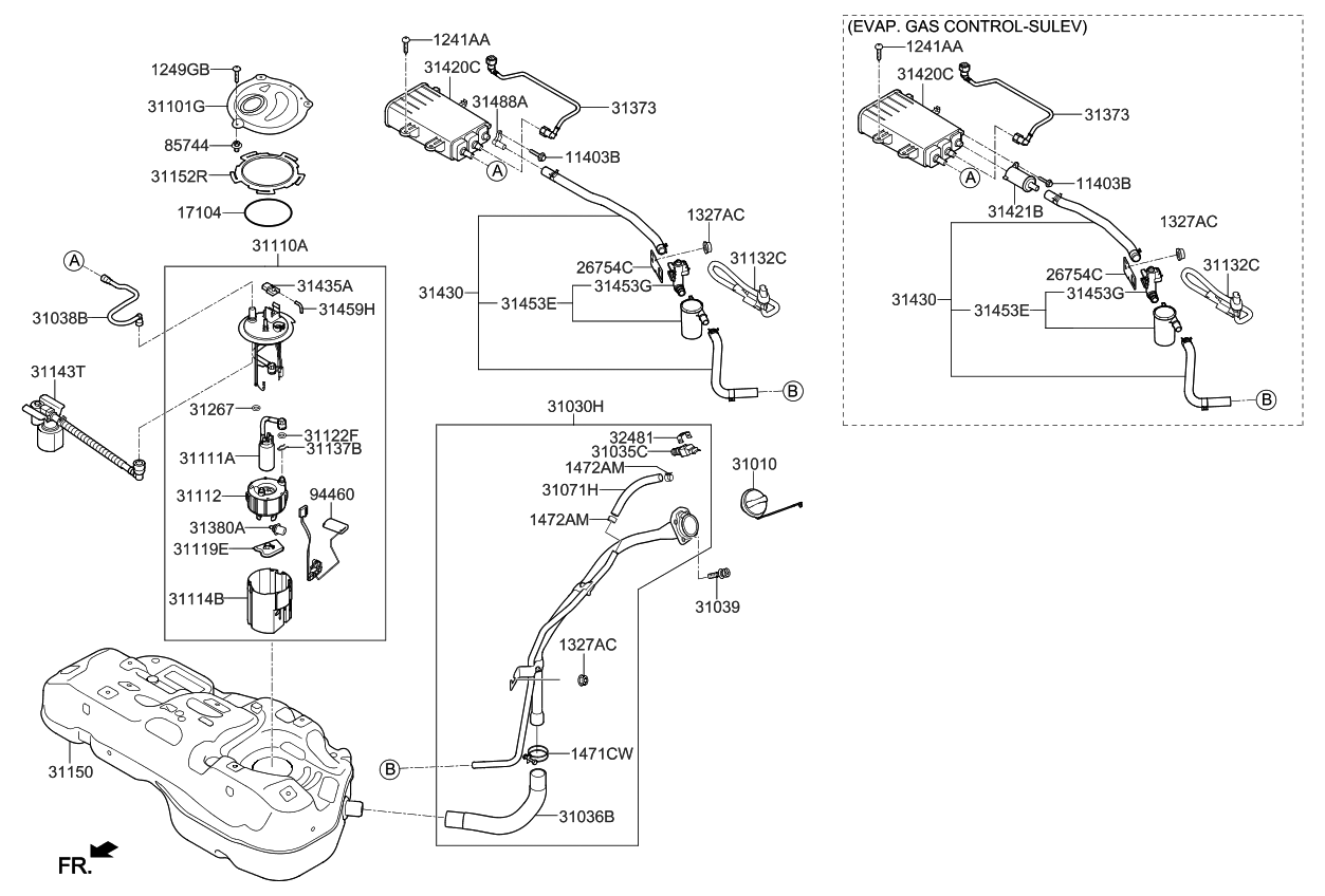 944602S600 Genuine Kia Fuel Pump Sender Assembly