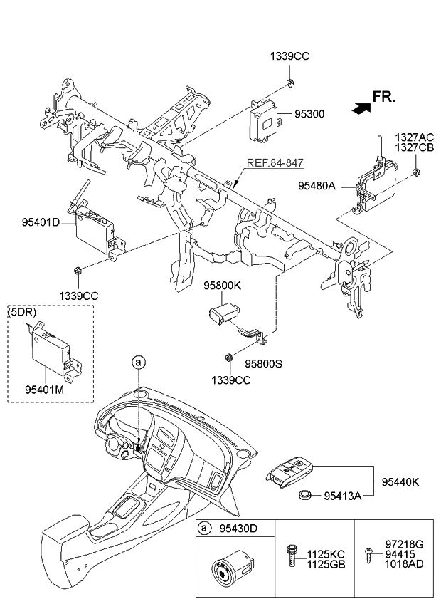 95300A7000 Genuine Kia Unit Assembly-LDC