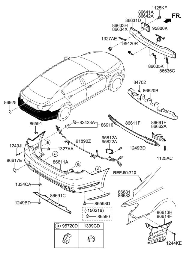 918903T060 Genuine Kia Wiring Harness-BWS Extension