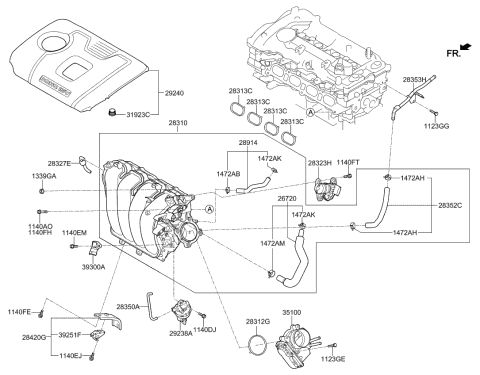 Intake Manifold - 2021 Kia Soul