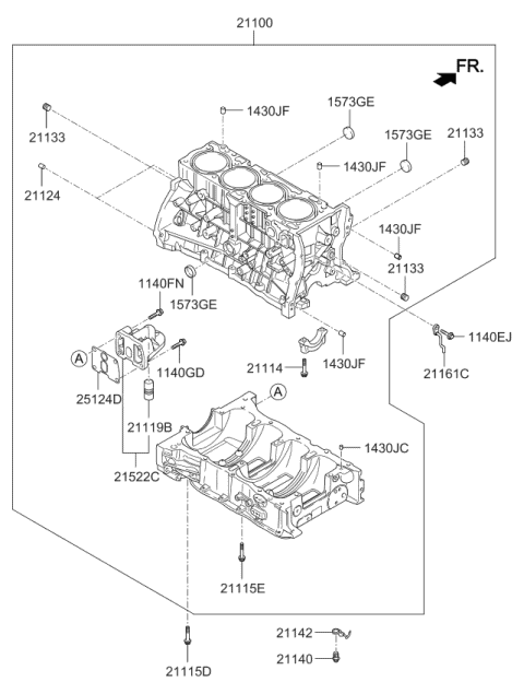 Cylinder Block - 2019 Kia Sorento