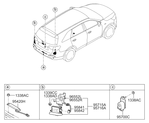 Relay & Module - 2015 Kia Sorento