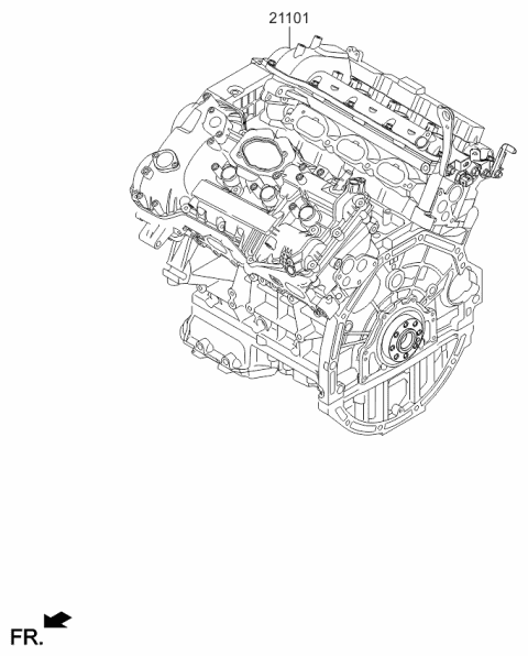 2014 Kia Sorento Engine Diagram