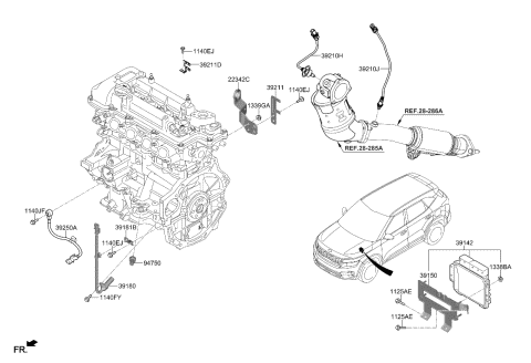 391732EPT0 Genuine Kia Engine Ecm Control Module