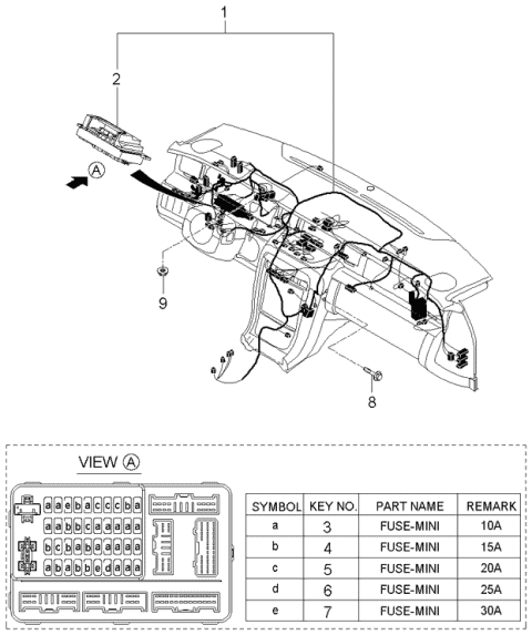 Main Wiring - 2006 Kia Amanti New Body Style (Produced Before OCT.2006)