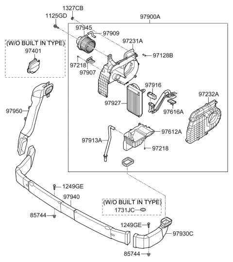 Air Condition System-Cooler Line, Rear - 2012 Kia Sorento