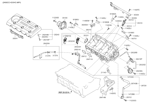 Intake Manifold - 2012 Kia Sorento