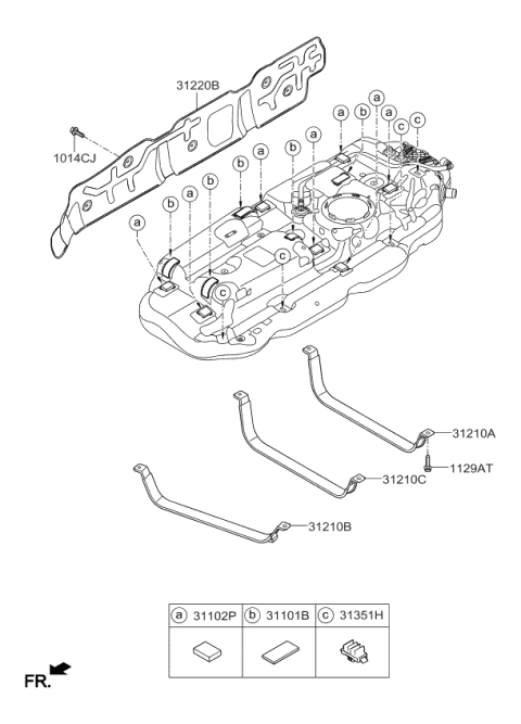 Fuel System - 2017 Kia Sedona