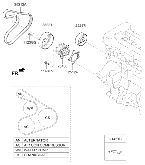 2015 kia soul serpentine belt replacement