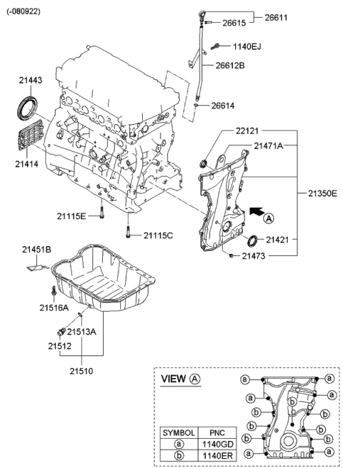 2147225000 Genuine Kia Cap-Sealing