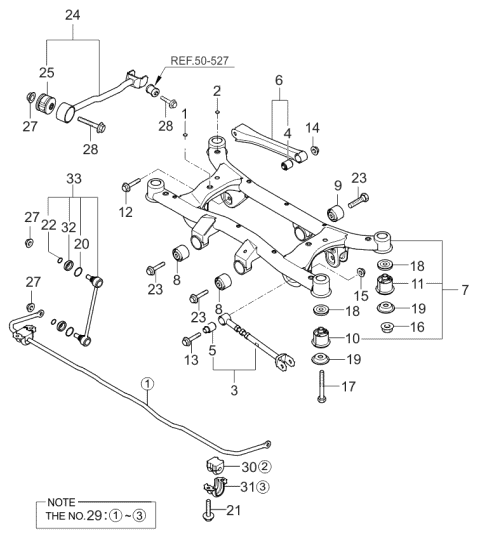 Kia Sportage Rear Suspension Diagram